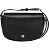 Longchamp Épure Leather Crossbody Bag In Black