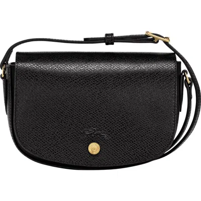 Longchamp Épure Leather Crossbody Bag In Black