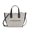 Longchamp Xs Essential Raw-coloured Bag In White