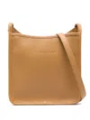 Longchamp Small Le Foulonné Cross Body Bag In Braun