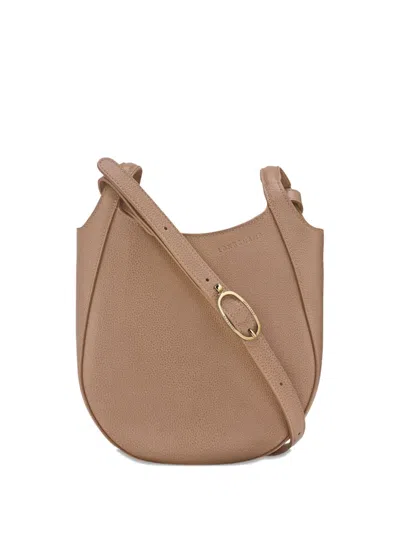 Longchamp Small Le Foulonné Leather Cross Body Bag
