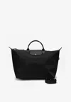Longchamp Le Pilage Energy Top Handle Shoulder Bag In Black