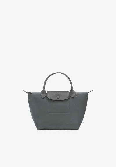 Longchamp Small Le Pliage One Shoulder Bag In Gray