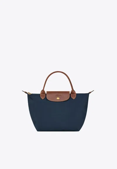 Longchamp Small Le Pliage Original Handbag In Blue