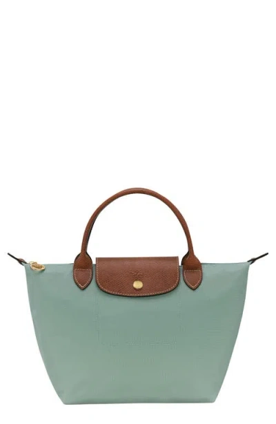 Longchamp Small Le Pliage Original Top Handle Bag In Green