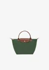 Longchamp Small Le Pliage Original Tote Bag In Green