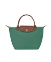 Longchamp Small Le Pliage Original Tote Bag In Green