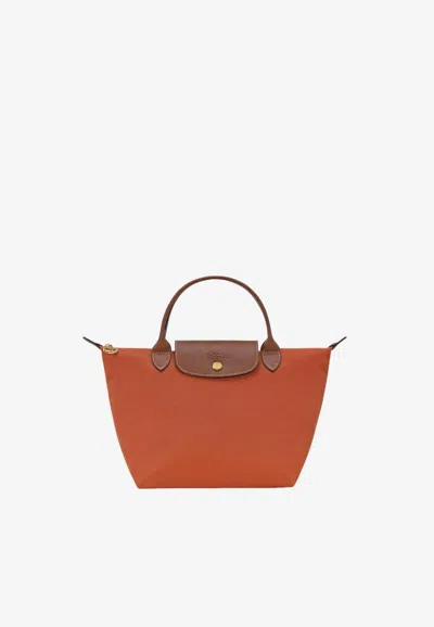 Longchamp Small Le Pliage Original Tote Bag In Orange