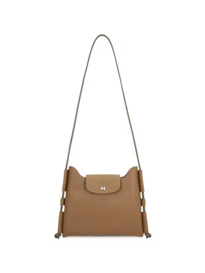 Longchamp Small Le Pliage Xtra Crossbody Bag In Brown