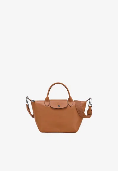 Longchamp Small Le Pliage Xtra Shoulder Bag In Brown