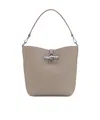 Longchamp Extra Small Le Roseau Leather Bucket Bag