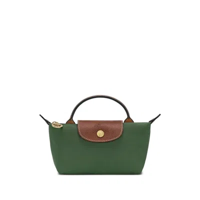 Longchamp Small Leather Goods In Green