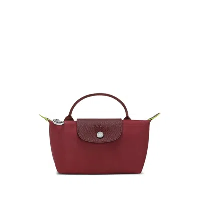 Longchamp Small Leather Goods In Red