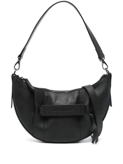 Longchamp Small  3d Cross Body Bag In Black