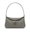 Longchamp Small Roseau Leather Tote Bag