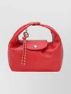 Longchamp Small Shoulder Bag Keychain Accessory In Red