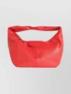 Longchamp Soft Leather Hobo Bag With Top Handle In Red