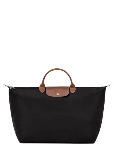 Longchamp Le Pliage Duffle Bag In Black