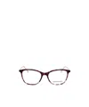 Longchamp Square Frame Glasses In Multicolor