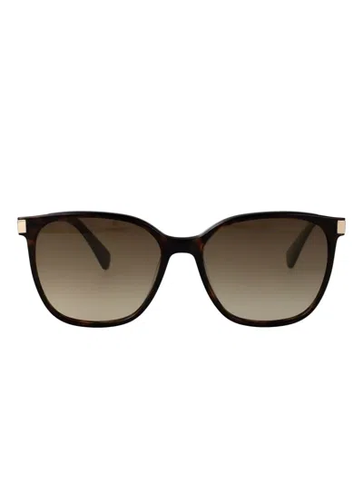 LONGCHAMP SQUARE-FRAME SUNGLASSES
