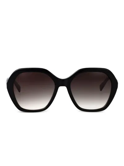 Longchamp Square-frame Sunglasses In Black