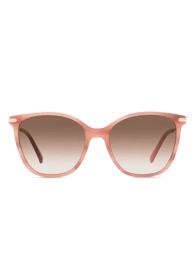 Longchamp Square-frame Sunglasses In Pink