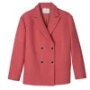 Longchamp Straight Peacoat In Blush