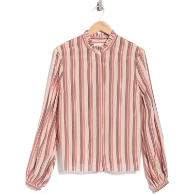 Longchamp Stripe Button-up Shirt In Neutral