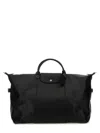 Longchamp Structured Black Duffel Bag In Black