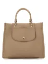 Longchamp Grey Handbag With Embossed Logo On The Front And Adjustable And Removable Shoulder Strap In Leather 