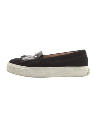 Pre-owned Longchamp Suede Loafers In Multi