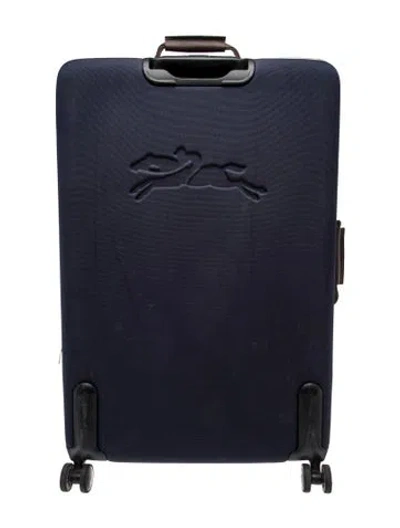 Pre-owned Longchamp Suitcase In Blue