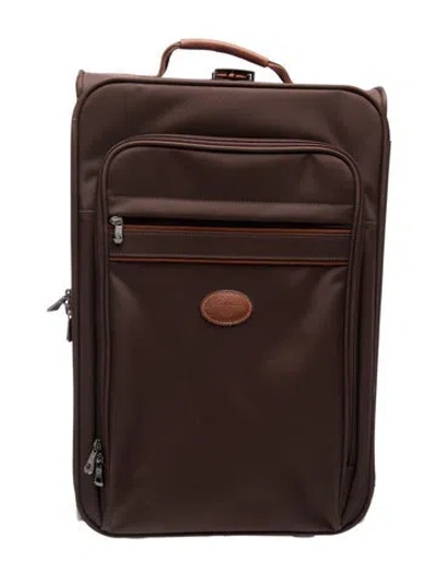 Pre-owned Longchamp Suite Case In Brown