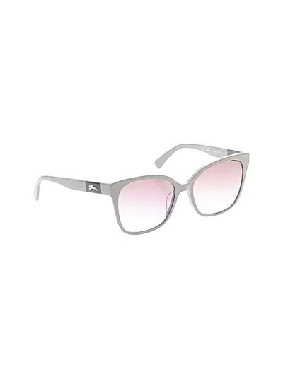 Pre-owned Longchamp Sunglasses In Gray