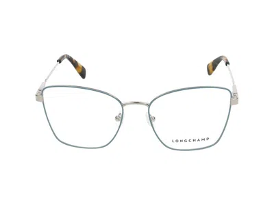 Longchamp Sunglasses  Lo2153 043 Silver/azure /17/140 In Black