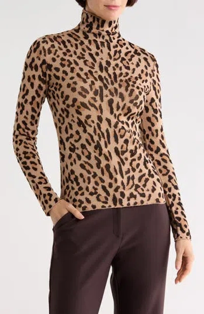 Longchamp Sweater Top In Animal Print