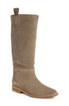 Longchamp Tall Boot In Brown