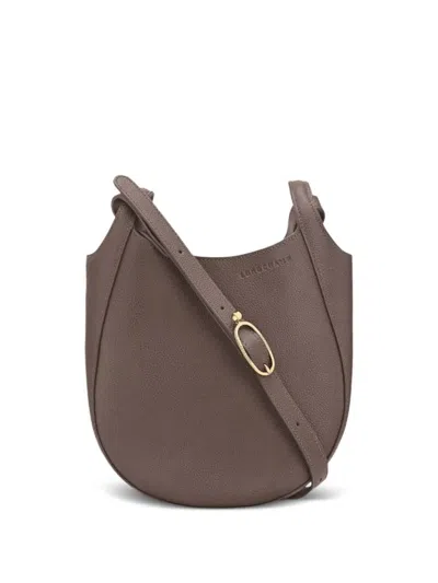 LONGCHAMP TAUPE LE FOULONNE SMALL CROSSBODY BAG