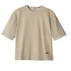 Longchamp Tee-shirt En Cuir In Linen