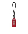 Longchamp Telephone Booth Keychain In Multi