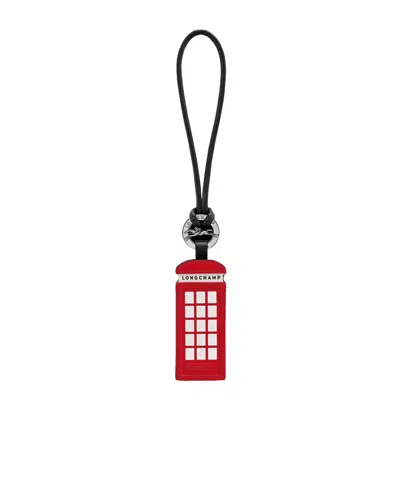 Longchamp Telephone Booth Keychain In Multi