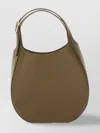 Longchamp Textured Pebbled Shoulder Bag With Strap And Handle In Brown