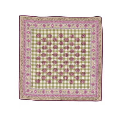 Longchamp The Bucolic Escapade Silk Scarf In Multi