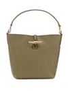 Longchamp Toggle Bucket Bag In Green