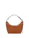 Longchamp Toile` Large Hobo Bag In Brown
