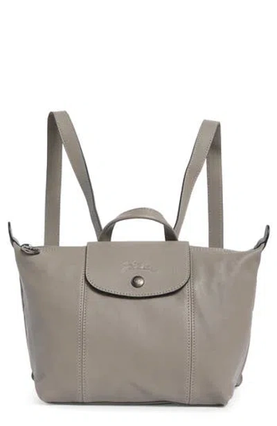 Longchamp Top Handle Backpack In Gray