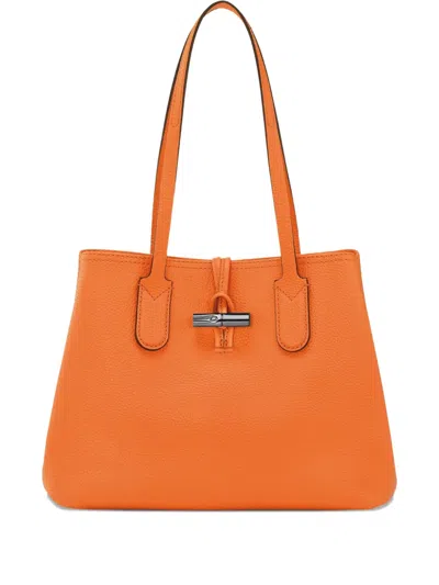 Longchamp Top-handle Shoulder Bag In Orange