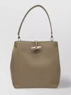 Longchamp Top Handle Structured Hobo Bag In Brown