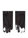 Longchamp Topstitch Gloves In Brown