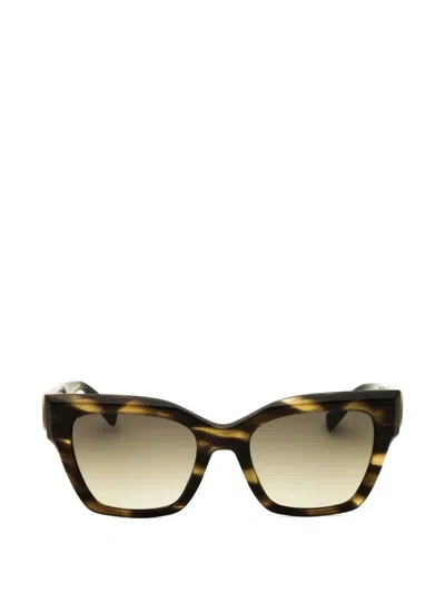 Longchamp Tortoiseshell-effect Cat-eye Sunglasses In Multi